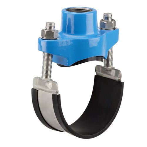Estribo de acero inoxidable - 3505 - Hawle - para tuberías / roscado