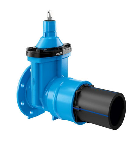 Válvula de compuerta - 4090E3 - Hawle - manual / para agua / con brida