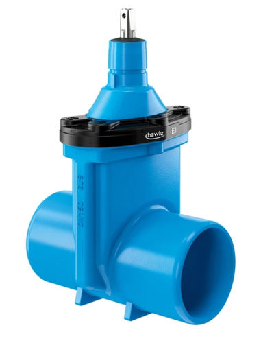 Válvula de compuerta - 4100E3 - Hawle - manual / para agua / de asiento