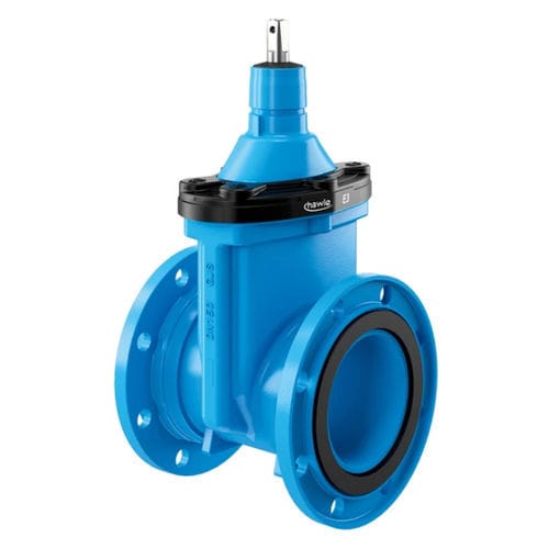 Válvula de compuerta - 4120E3 - Hawle - manual / para agua / con brida