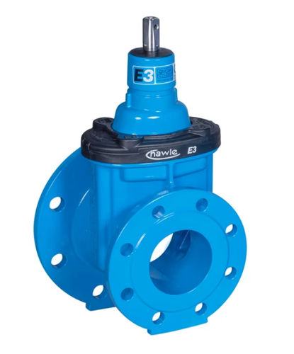 Válvula de compuerta - 4150E3 - Hawle - manual / para agua / con brida