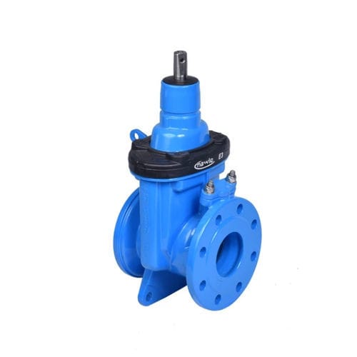 Válvula de compuerta - 4190E3 - Hawle - manual / para agua / con brida