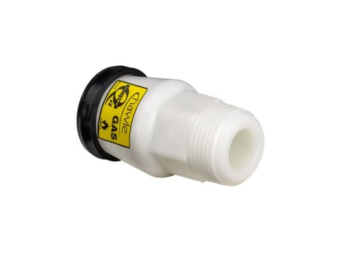 Racor para gas - 6135 - Hawle - de rosca / rápido / ISO
