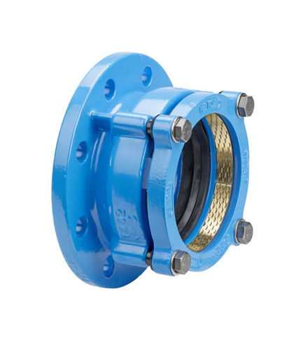 Adaptador con brida - 0400A - Hawle - para tuberías / DIN