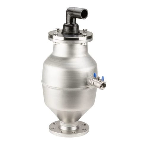 Válvula de alivio para gas - 9864 - Hawle - DIN / de acero inoxidable / con brida