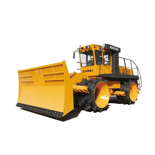 Compactador de basura mezclado - KC280H - Qingdao Ketai Heavy Industry Machinery Co., LTD., - móvil / hidráulico / carga frontal