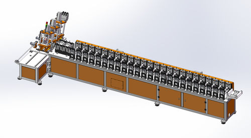 Línea de producción de marcos metálicos - Savany Machine Co., Ltd. - de bobinas / automática / continua