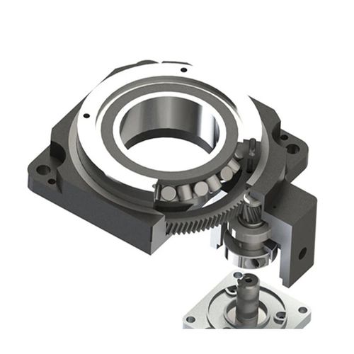 Mesa de posicionamiento rotativa - Hansheng Automation (Dongguan) Co., Ltd. - motorizada / para soldadura / industrial
