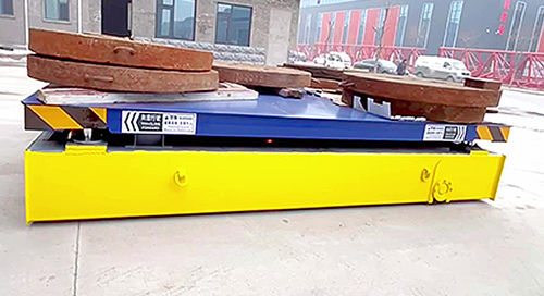 Carro alimentado por batería - Henan Peisa Machinery Co., Ltd - hidráulico / para la industria / de plataforma
