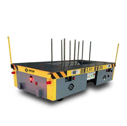 Carro de transferencia sobre railes radio pilotados - DWP - Henan Peisa Machinery Co., Ltd - autopropulsado / alimentado por batería / para palés