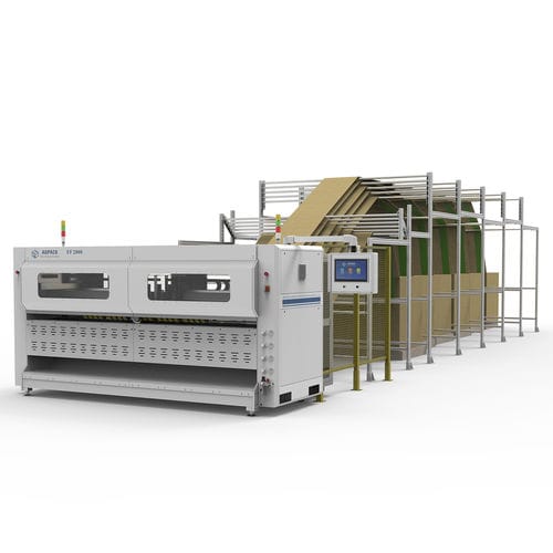 Máquina de fabricación de cajas ondulada - FF2800 - AOPACK LTD. - regular ranurada / con pliegue en abanico / con pliegue en Z