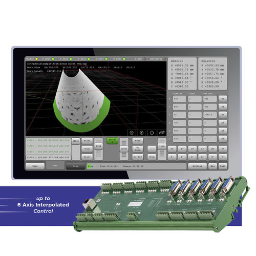Interfaz de software CNC - XYZABC Router - Radonix Technology - 5 ejes / 6 ejes / para robots