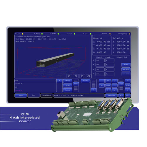 Interfaz de software CNC - XYZA-ProfileCut - Radonix Technology - TCP/IP / 4 ejes / para máquina de corte por plasma