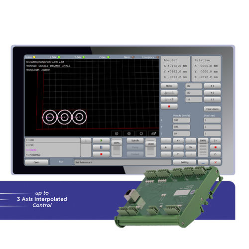 Interfaz de software CNC - XYZ-SimpleDrill - Radonix Technology - 3 ejes / para máquina de perforación