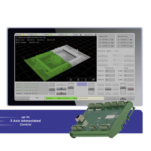 Interfaz de software CNC - XYZ-Router - Radonix Technology - 3 ejes / 4 ejes / para máquina de tratamiento de madera