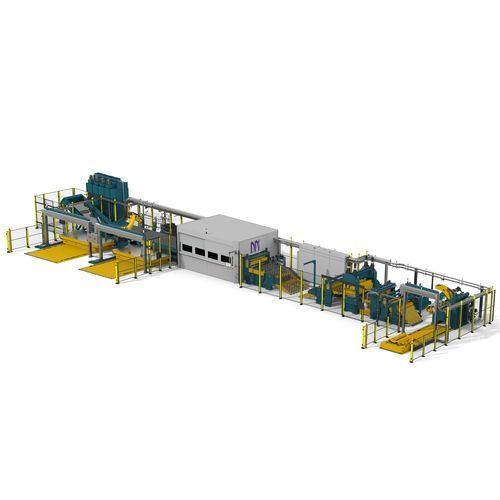 Línea de corte láser - DEVELOPPEMENT PROJETS INDUSTRIELS (DPI) - para aluminio / para acero / para acero inoxidable