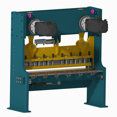 Cizalla eléctrica - DEVELOPPEMENT PROJETS INDUSTRIELS (DPI) - para chapa / para metal / para láminas