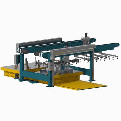 Apiladora de piezas troqueladas - DEVELOPPEMENT PROJETS INDUSTRIELS (DPI) - apilador / para piezas / de metales