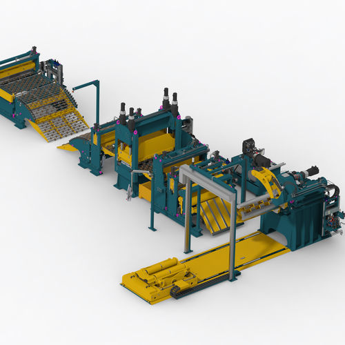 Línea de alimentación para acero de alta resistencia - DEVELOPPEMENT PROJETS INDUSTRIELS (DPI) - para procedimientos de corte fino / para flejes de acero magnético / para la industria del automóvil