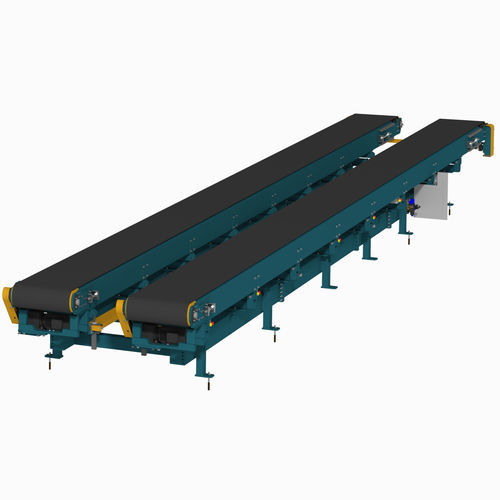 Transportador de banda - DEVELOPPEMENT PROJETS INDUSTRIELS (DPI) - horizontal / con inclinación ajustable / recto