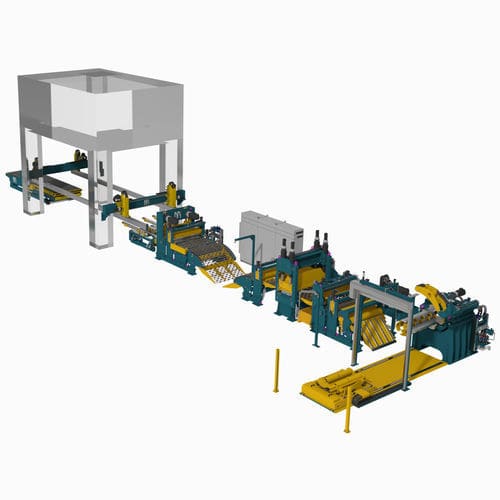 Línea de alimentación para acero de alta resistencia - DEVELOPPEMENT PROJETS INDUSTRIELS (DPI) - para procedimientos de corte fino / para flejes de acero magnético / para la industria del automóvil