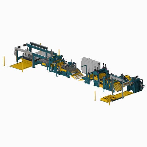 Línea de corte en bandas para chapas metálicas delgadas - DEVELOPPEMENT PROJETS INDUSTRIELS (DPI) - de banda de metal / CNC / alimentada por bobina