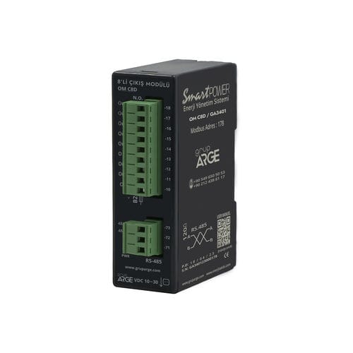 Módulo de salida Modbus RTU - OM C8D - Grup Arge Energy and Control Systems - 8 salidas de relé