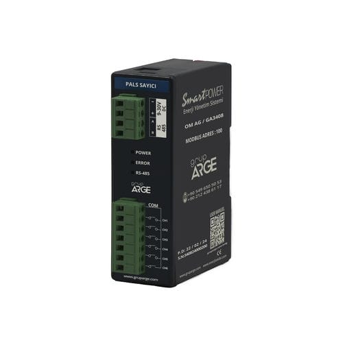 Contador de impulsos - OM PALS - Grup Arge Energy and Control Systems - con pantalla LCD / Modbus RTU