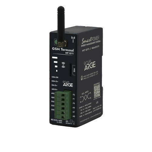 Módulo de comunicación Ethernet - HT E series - Grup Arge Energy and Control Systems - en riel DIN