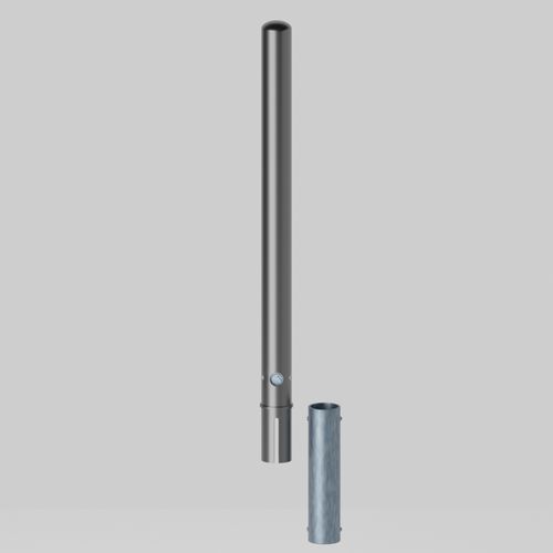 Bolardo retráctil manual - ISEMAR - Saedi Srl - electromecánico / de acero inoxidable