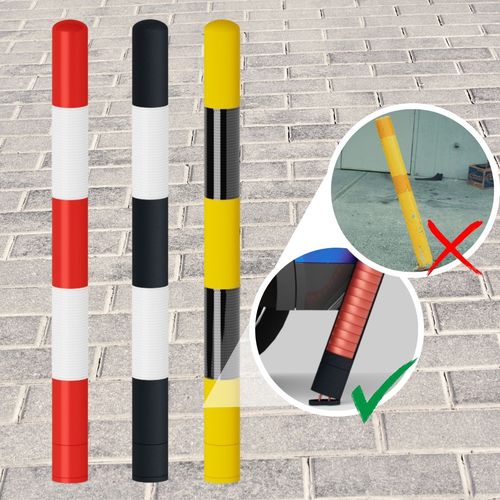 Bolardo fijo flexible - OLLI - Saedi Srl - de acero
