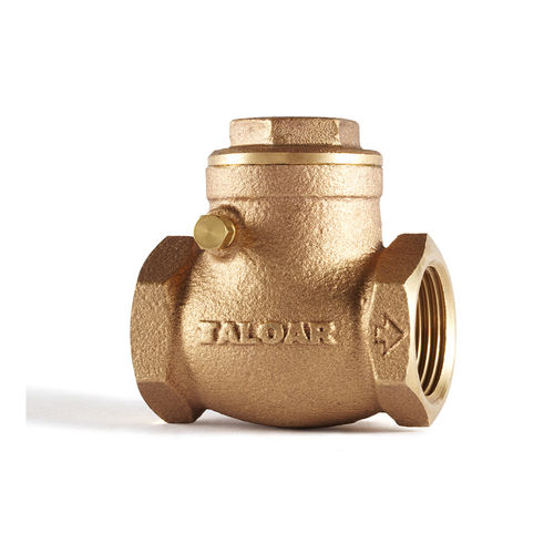 Válvula de retención de clapeta - C107 - Taloar - para gas / para agua / roscada