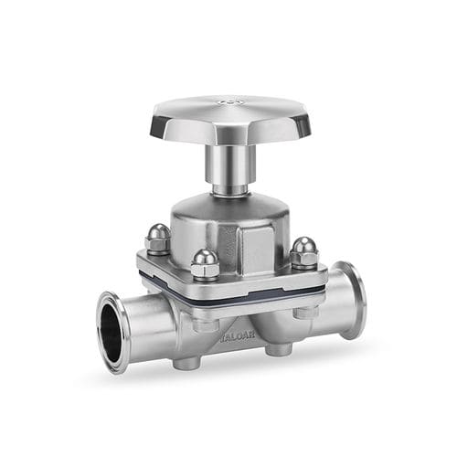 Válvula de membrana - DV5653-C - Taloar - con volante / de control / de acero inoxidable