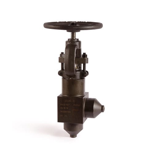 Válvula de ángulo recto - L643 - Taloar - con volante / de control / para productos químicos