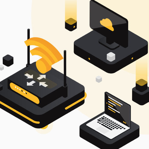 Router Punto de acceso Wi-Fi - Vyos.io - para red
