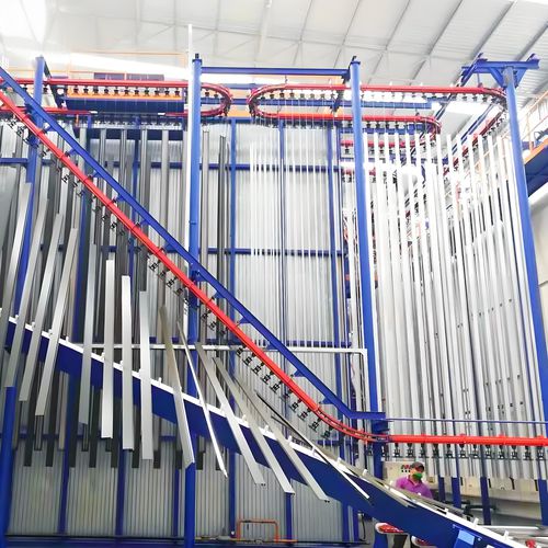 Línea de empolvado vertical - Xiangyang Jingtu Anti corrosion Materials Co., Ltd - automática
