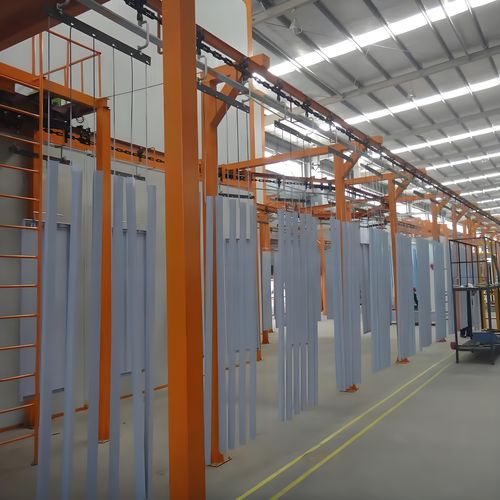 Línea de revestimiento para perfil de aluminio - Xiangyang Jingtu Anti corrosion Materials Co., Ltd - automática / por cataforesis