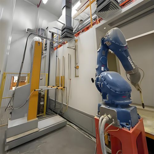 Máquina de revestimiento de pintura en polvo para perfil de aluminio - Xiangyang Jingtu Anti corrosion Materials Co., Ltd - con pistola electrostática / para laboratorio / con ajuste digital