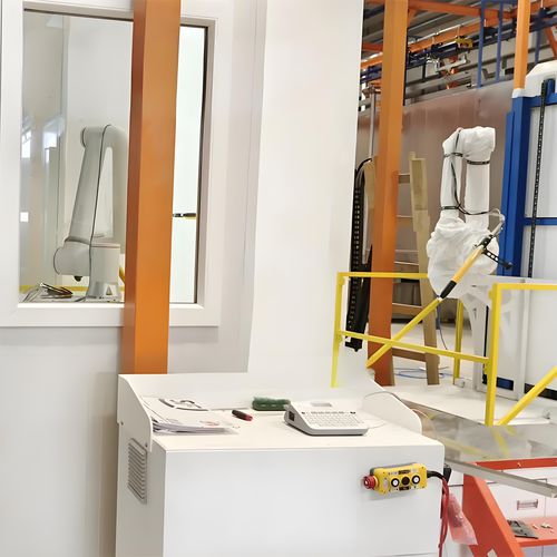 Cabina de empolvado cerrada - Xiangyang Jingtu Anti corrosion Materials Co., Ltd - para piezas de recambio / para equipo pesado / para vehículos