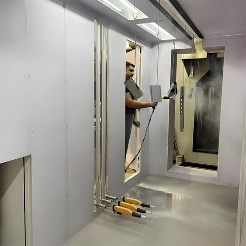 Cabina de empolvado cerrada - Xiangyang Jingtu Anti corrosion Materials Co., Ltd - abierta / para piezas de recambio / para equipo pesado
