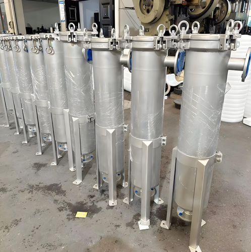 Cárter de filtro de una sola bolsa - Xiangyang Jingtu Anti corrosion Materials Co., Ltd - para líquido / de acero inoxidable / para la industria alimentaria y de la bebida