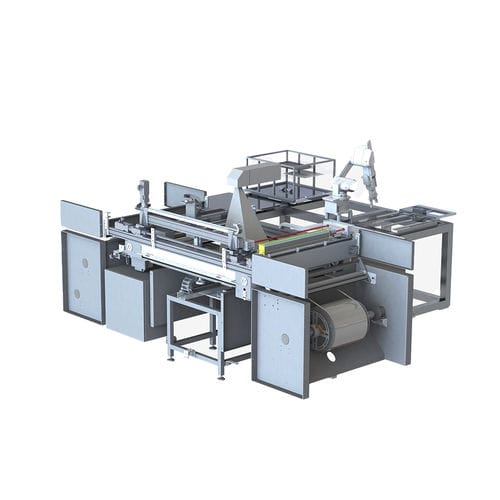 Máquina de laminado visualización flexible - Crest Dutch Machinery - de rodillo a rodillo / automatizada