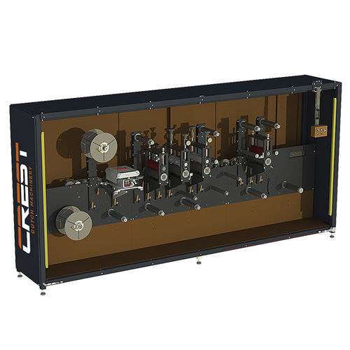 Máquina de corte rotativa - Rotary Die Cutter - Crest Dutch Machinery - con guillotina / de punzonado / para material plástico