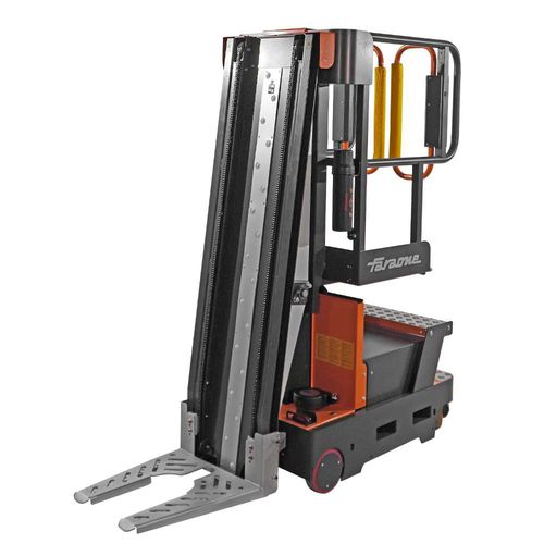 Preparador de pedidos eléctrico - E6 Tires - Elevah - elevador de horquilla / vertical / para almacén