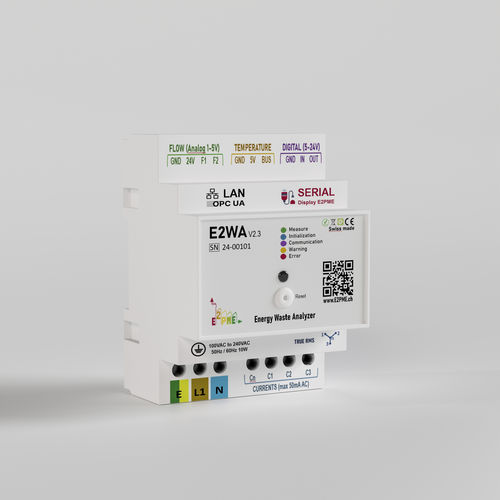 Registrador de datos multifunción - E2WA - E2PME - de tensión / de consumo de energía / de caudal