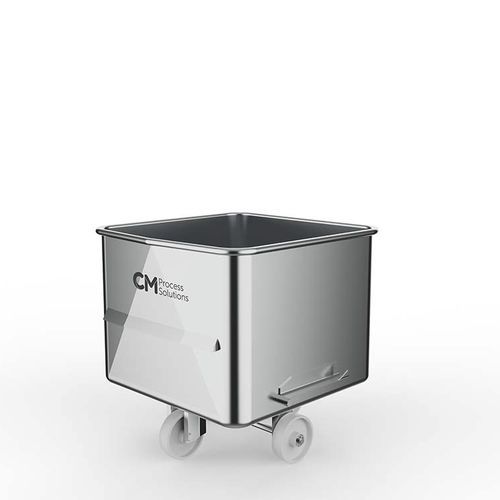 Carretilla de transporte - CM Process Solutions LLC - de lavado / de acero inoxidable / con ruedas giratorias