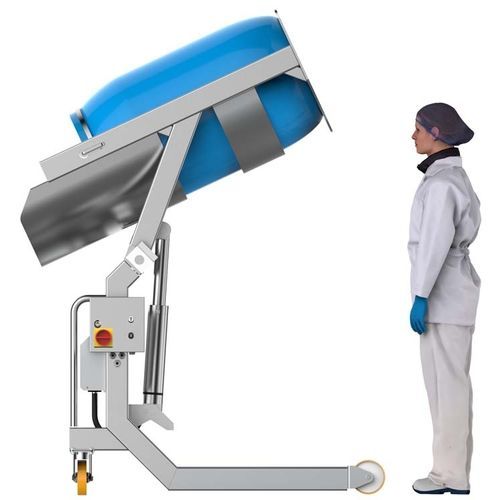 Volteador de bidón - 600/HT2-DRUM - CM Process Solutions LLC - hidráulico / manual / para contenedores