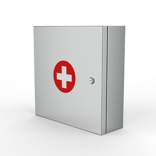 Armario de primeros auxilios - 519/014002-USA - CM Process Solutions LLC - de pared / con estantes / de acero inoxidable