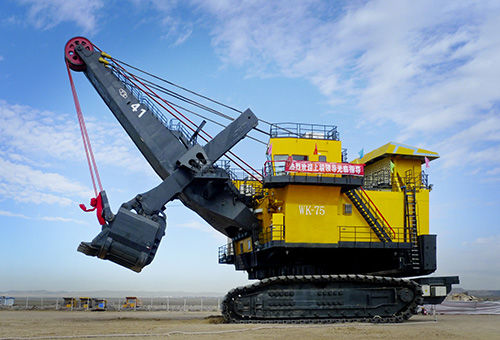 Pala mecánica frontal con orugas - WK-75 - TAIYUAN HEAVY INDUSTRY CO.,LTD - para minas