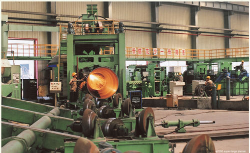 Máquina de soldar de tubos en espiral - TAIYUAN HEAVY INDUSTRY CO.,LTD - por arco / automática / en línea